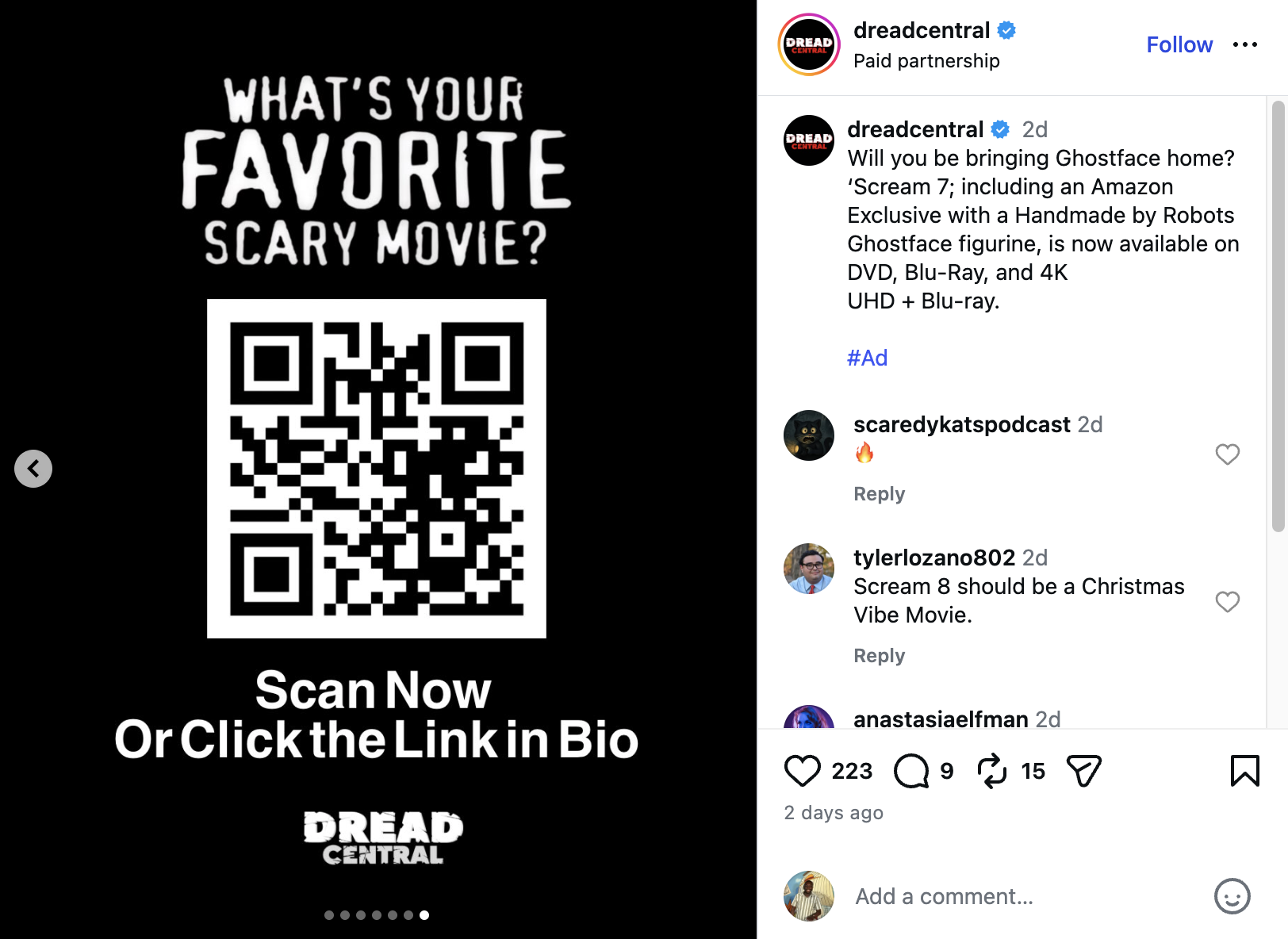 Dread Central - Instagram Post 7